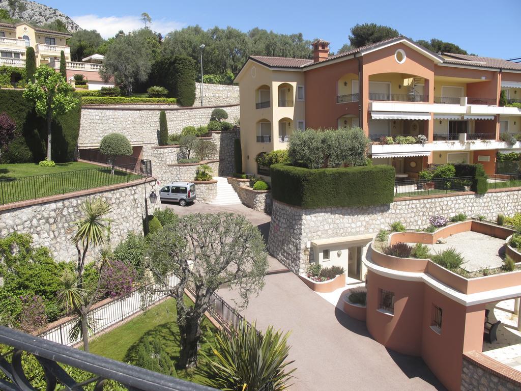 Sunny Panoramic Balcony Apartment Èze Exterior foto