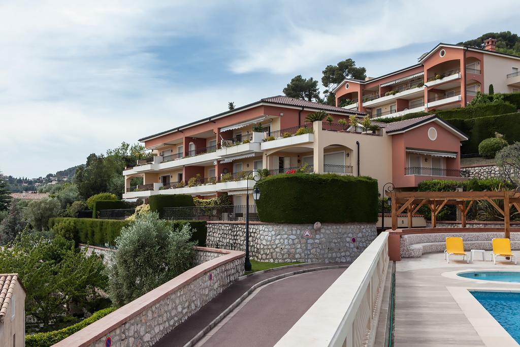 Sunny Panoramic Balcony Apartment Èze Exterior foto